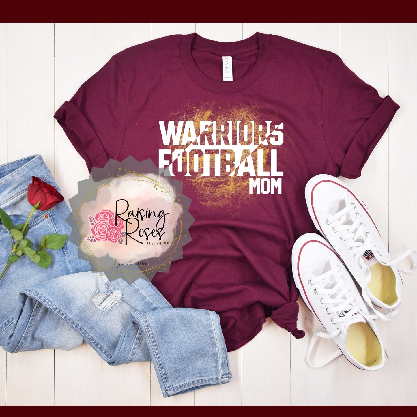 Westerville Warriors Football Mom T-Shirt