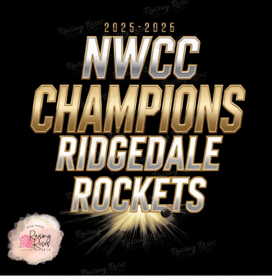 Ridgedale Rockets NWCC Championship Hoodie